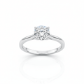 The One Ring — 18K White Gold 1ct Natural Diamond | GIA Certified | Livson & Vicky - livson&vicky diamond rings