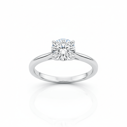 The One Ring — 18K White Gold 1ct Natural Diamond | GIA Certified | Livson & Vicky - livson&vicky diamond rings